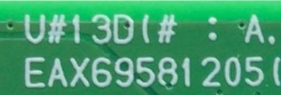 MAIN PARA TV LG / NUMERO DE PARTE EBT67237605 / EAX69581205(1.0) / 2HEBT000-02G8  / PANEL NC550TQG-VCKH3 / DISPLAY ST5461D13-7 VER.2.1 / MODELO 55UQ8000AUB.BUSCLKR	 - Imagen 2